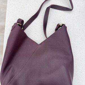 Portland Leather Deep Purple Women's Bag